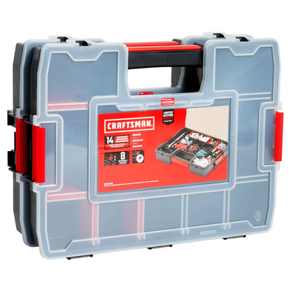 CRAFTSMAN Tool Organizer 2-Pack – 14-Compartment with Secure Latch (CMST60944M)