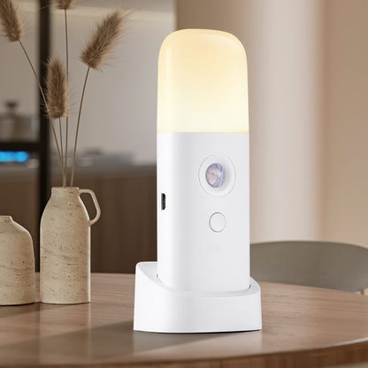 CREWEEL Rechargeable Motion Sensor Night Light – 2-Pack, Cordless & Dimmable