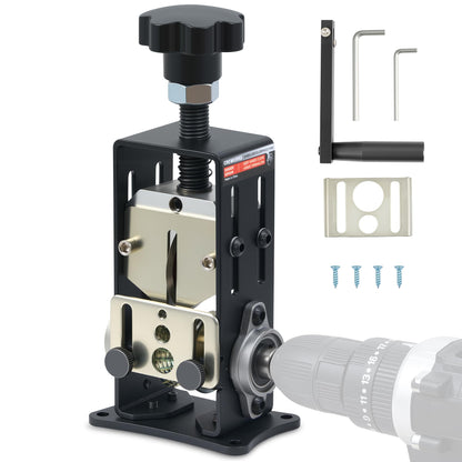 CREWORKS Manual Wire Stripper Machine — 0.06-1 in Wires, Drill Compatible