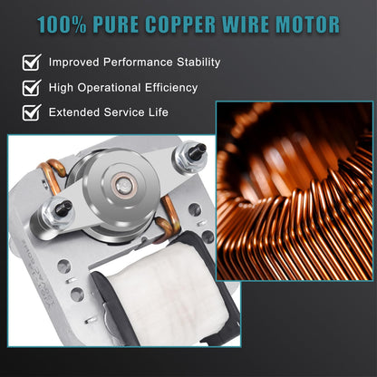 Criditpid BP27 Fan Motor Replacement for Broan Nutone Fans — 50 CFM, 2.0 Sones