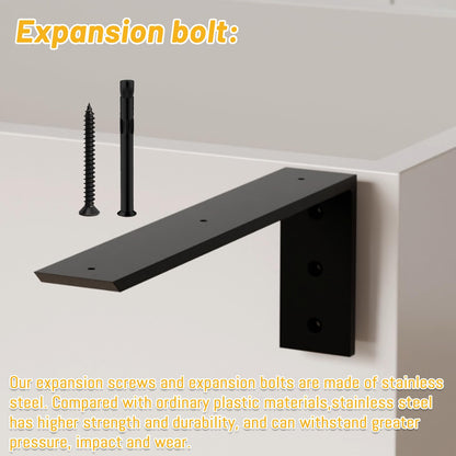 Cuguords 16-Inch Countertop Support Brackets – 4 Pack, Heavy-Duty L Brackets