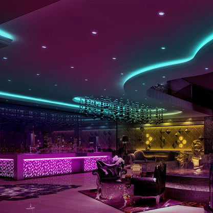 DAYBETTER LED Strip Lights 16.4ft with Remote & Power Supply – 44 Colors, Dimmable, Cuttable