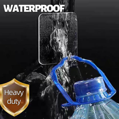DDMY 36 Pack Heavy Duty Self-Adhesive Wall Hooks – Transparent & Waterproof