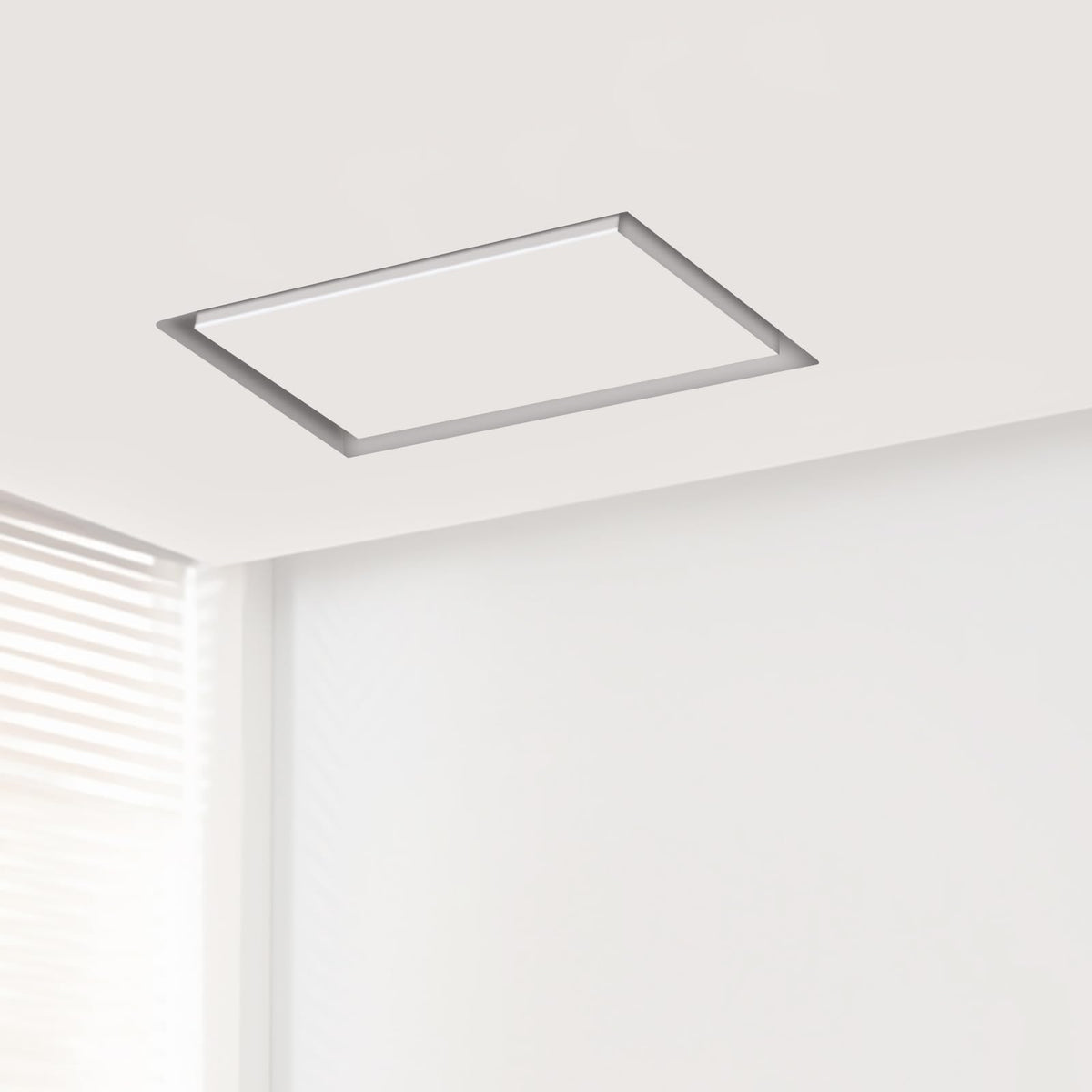 DDPow Flush Wall Vent Cover 6x10 in – Metal, Paintable, Easy Install, White