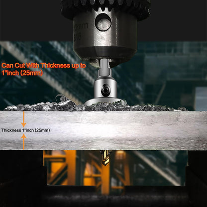 DECKRKAT 2-Pack 3/4in TCT Hole Saws – 19mm with Spring-Loaded Pilot Bits