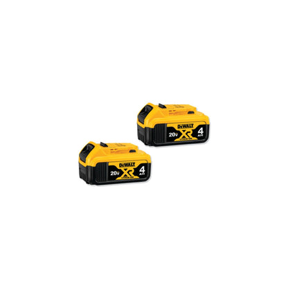 DEWALT 20V MAX XR Battery, 4.0-Ah, 2-Pack (DCB204-2) – High-Performance Power for 20V MAX Tools