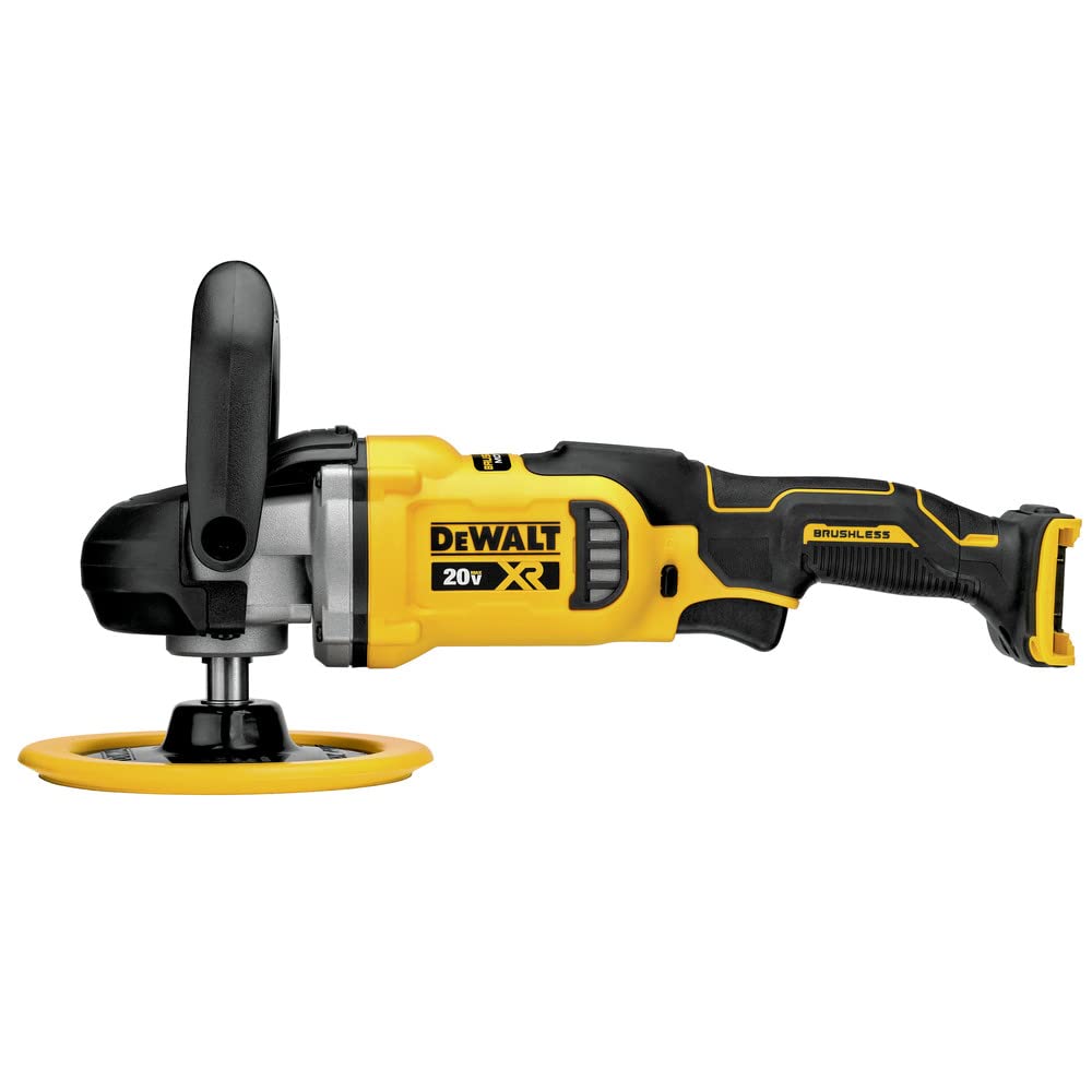 DEWALT 20V MAX XR Cordless Polisher – 7-Inch Rotary, Variable Speed (Tool Only, DCM849B)