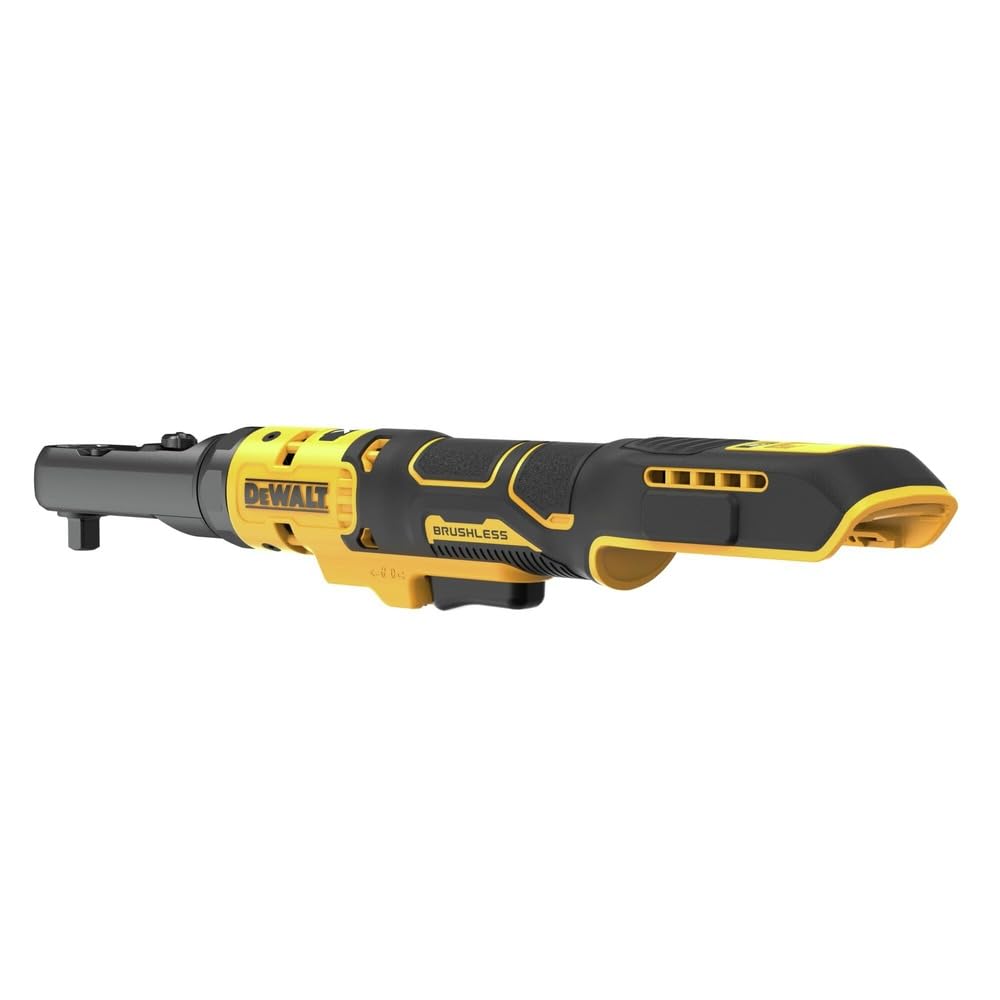 DEWALT 20V MAX XR Cordless Ratchet DCF510B | 3/8in & 1/2in Sealed Head, Bare Tool