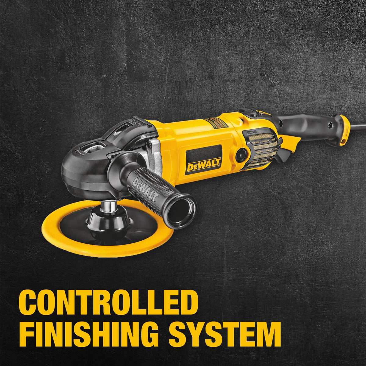 DEWALT Buffer Polisher DWP849X – 7-In/9-In, 12 Amp, Variable Speed 0–3,500 RPM