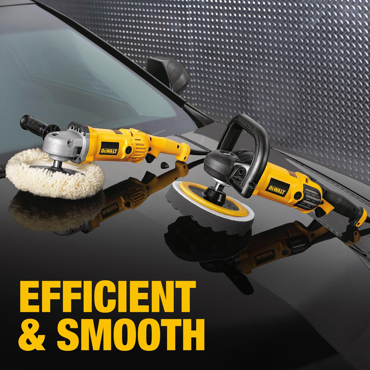 DEWALT Buffer Polisher DWP849X – 7-In/9-In, 12 Amp, Variable Speed 0–3,500 RPM