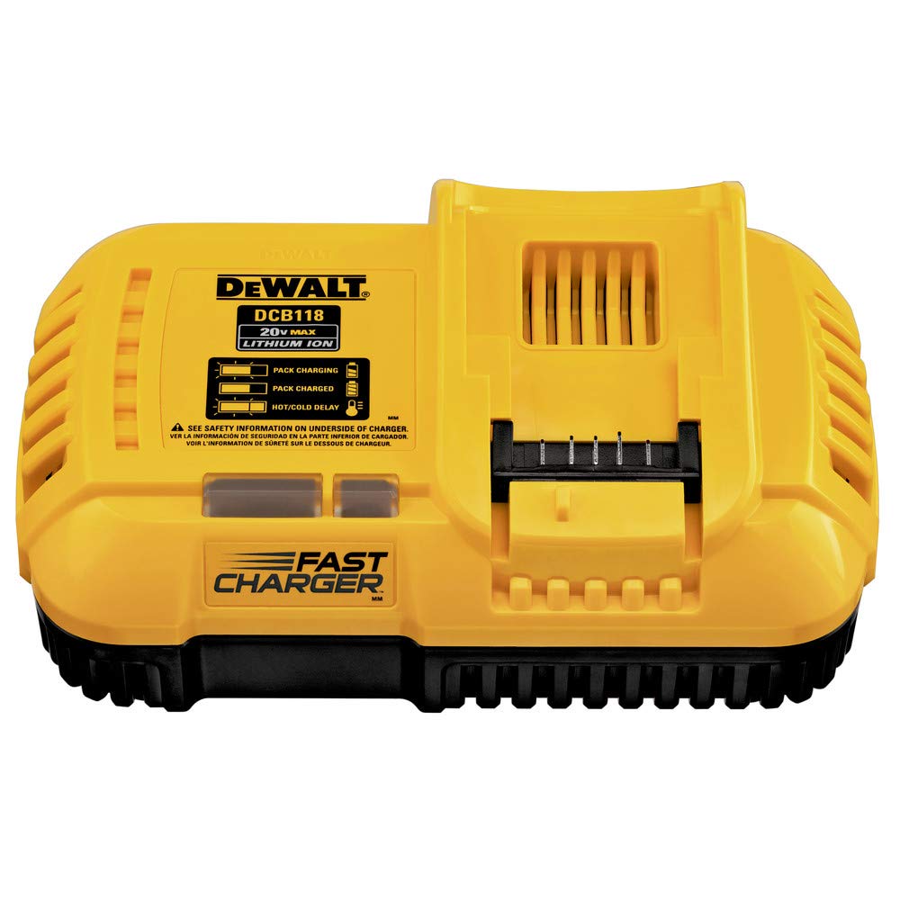 DEWALT DCB118 20V MAX / FLEXVOLT Fan-Cooled Rapid Battery Charger (8A)