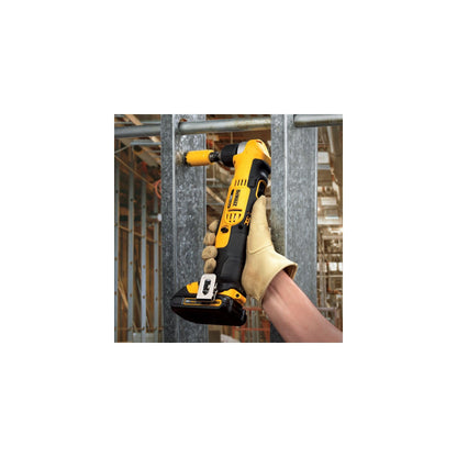 DEWALT DCD740B 20V MAX Right Angle Drill (Tool Only) – Compact 3/8 in Chuck, Dual Speed