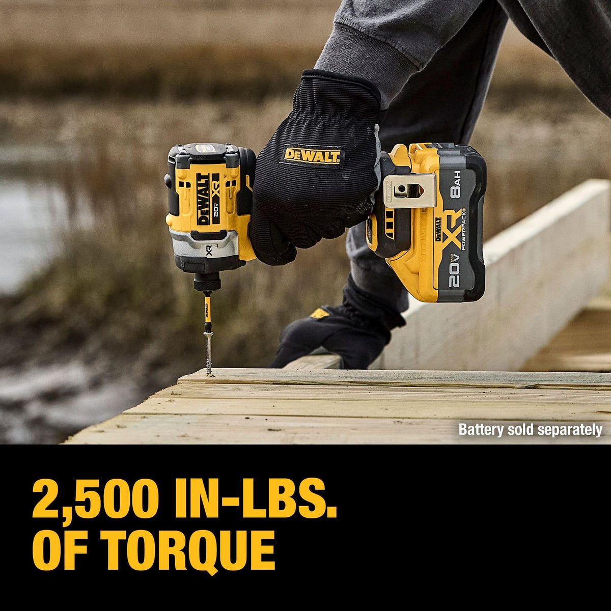 DEWALT DCF860B 20V MAX XR 1/4-Inch Cordless Impact Driver — Bare Tool
