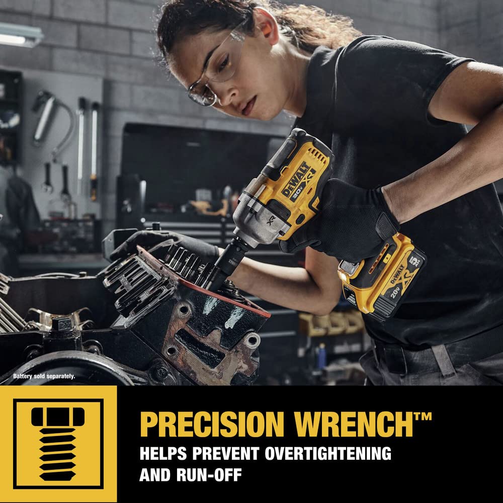 DEWALT 20V MAX XR Cordless Impact Wrench — 1/2 in Hog Ring (DCF891B) Bare Tool