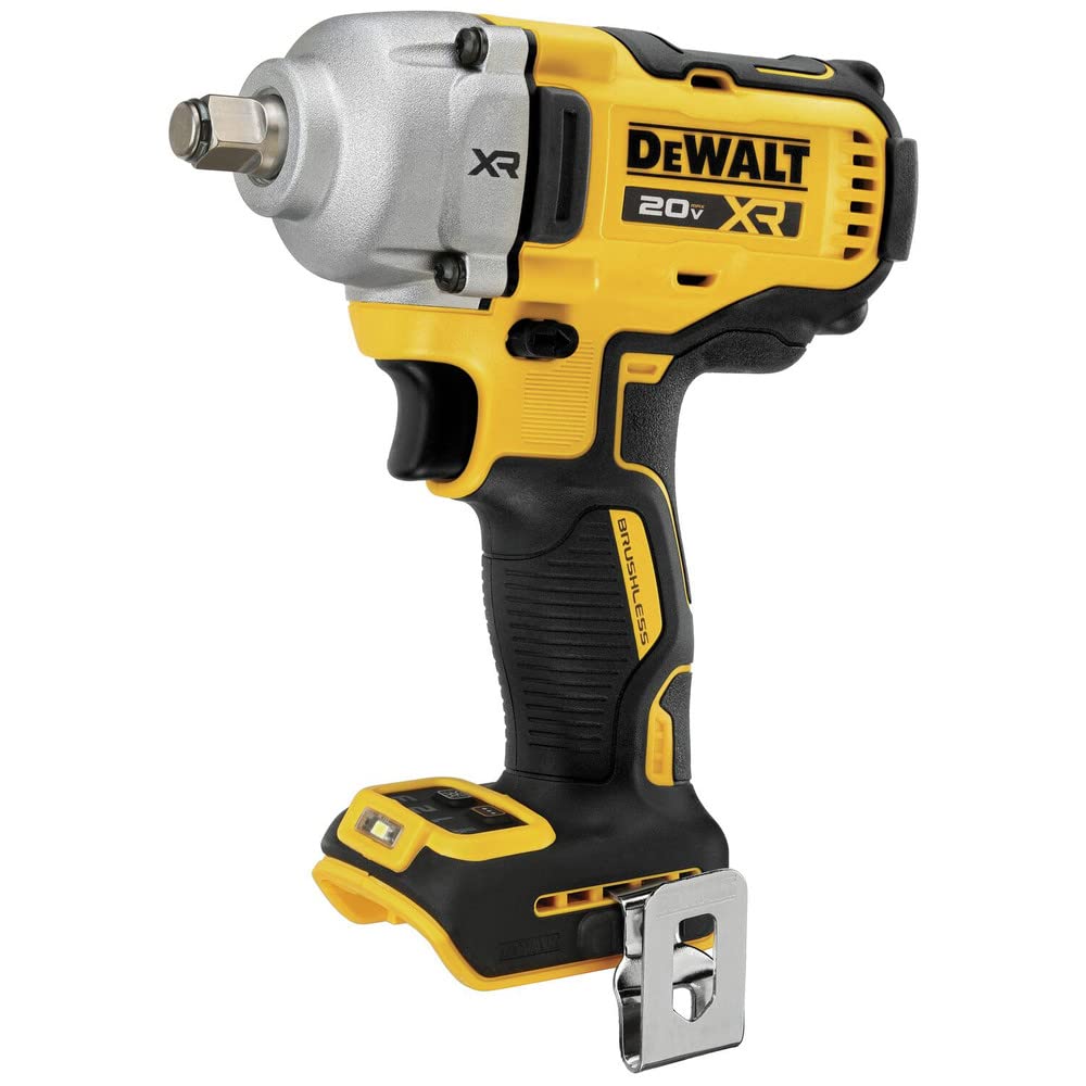 DEWALT 20V MAX XR Cordless Impact Wrench — 1/2 in Hog Ring (DCF891B) Bare Tool