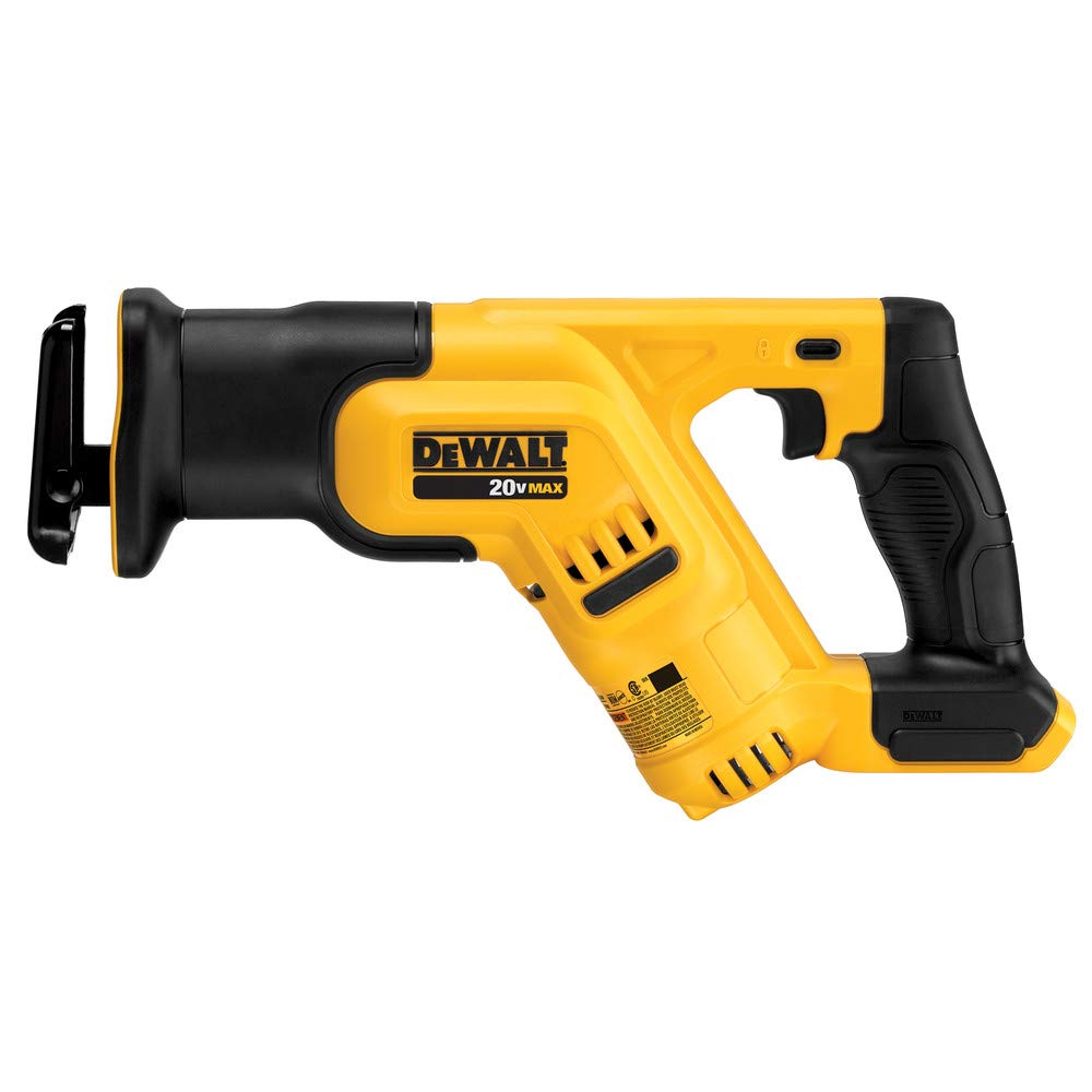 DEWALT 20V MAX Cordless Reciprocating Saw (DCS387B) — Compact, Variable Speed, LED Light, Bare Tool