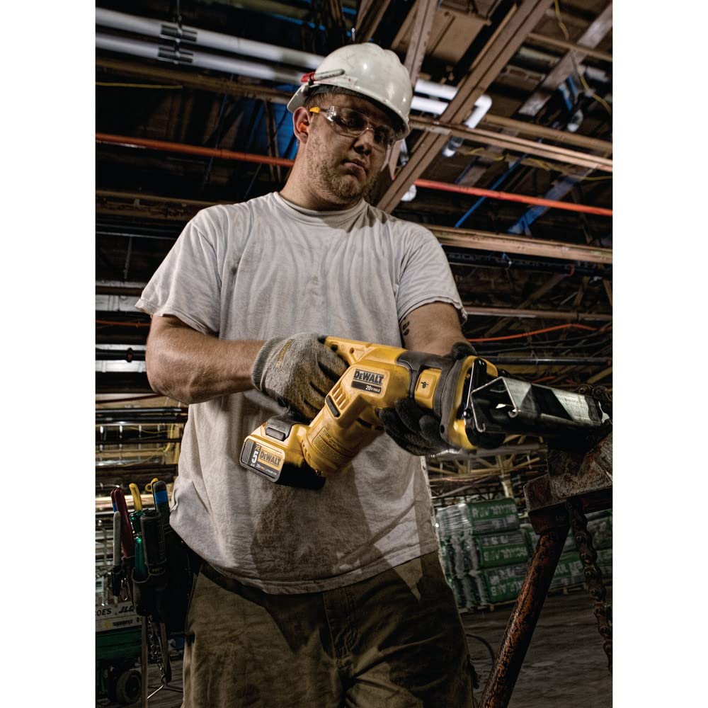 DEWALT 20V MAX Cordless Reciprocating Saw (DCS387B) — Compact, Variable Speed, LED Light, Bare Tool