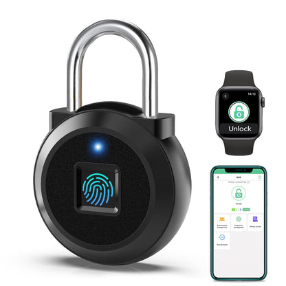 Dhiedas Fingerprint Lock – Biometric Locker Padlock with Bluetooth App