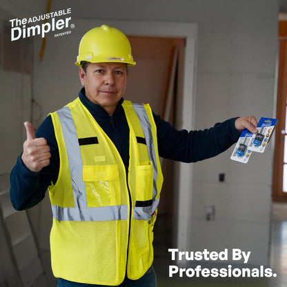 DIMPLER Adjustable Drywall Bit & Screw Gun Attachment | Convert Drill to Screw Gun
