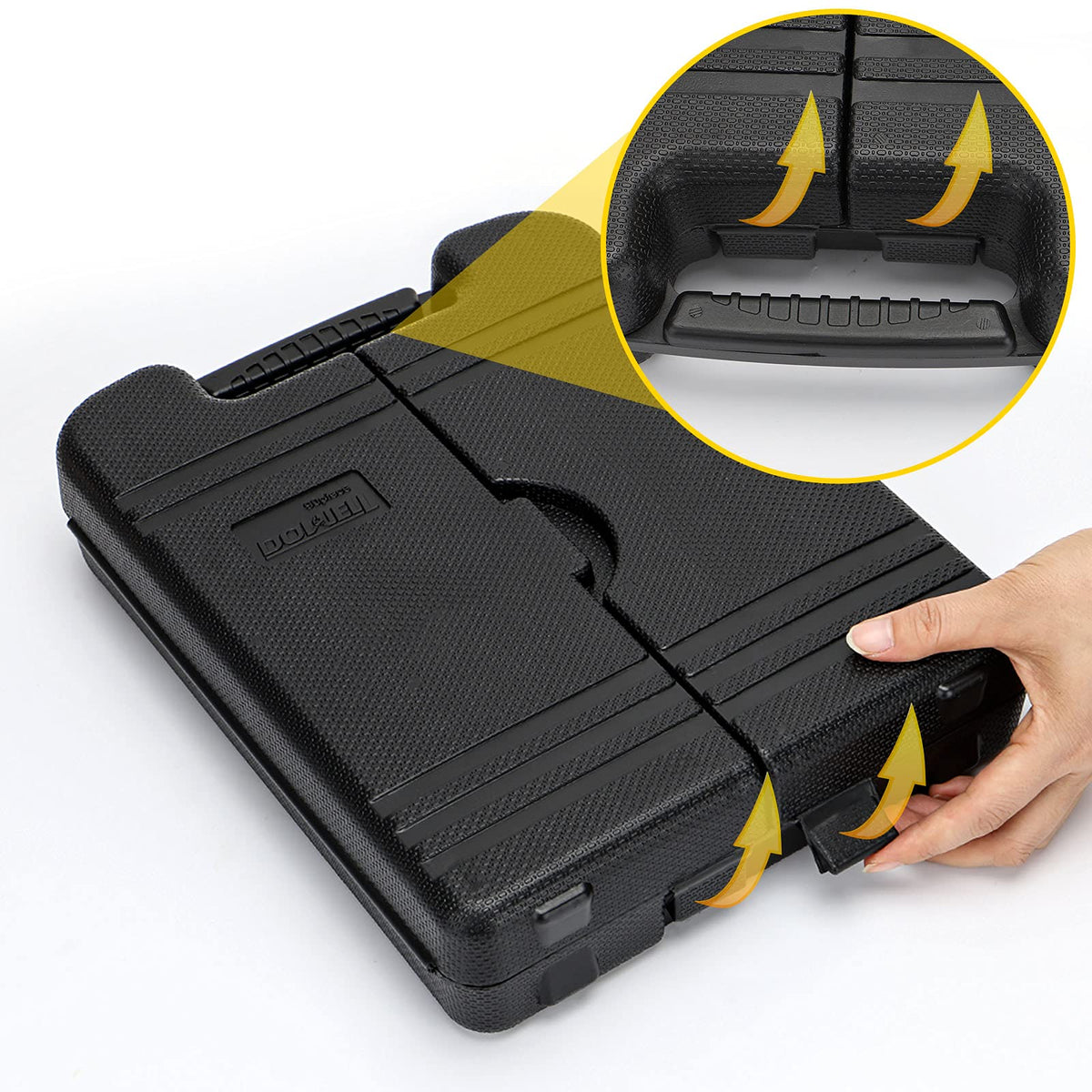 DOWELL 90-Piece Tool Set | Home Repair Hand Tools in Storage Case