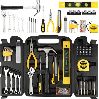 DOWELL 90-Piece Tool Set | Home Repair Hand Tools in Storage Case