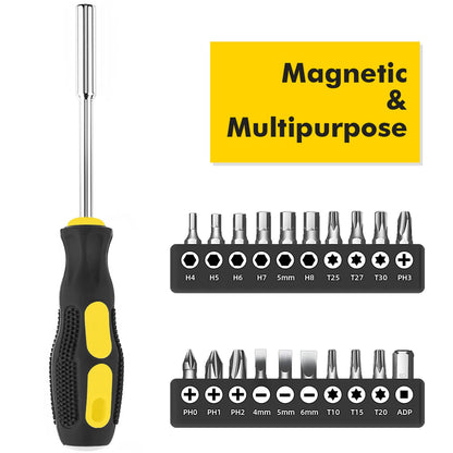 DOWELL 90-Piece Tool Set | Home Repair Hand Tools in Storage Case