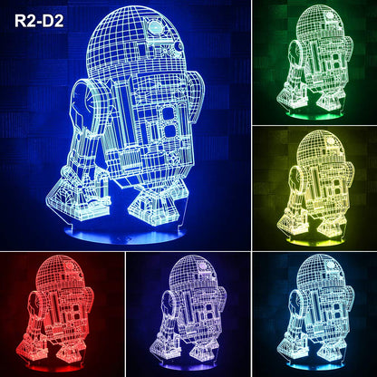 Dreamy Cubby 3D Night Light — 4 Patterns, Timing Function, LED Night Lamp for Kids Room Decor | Great Gift