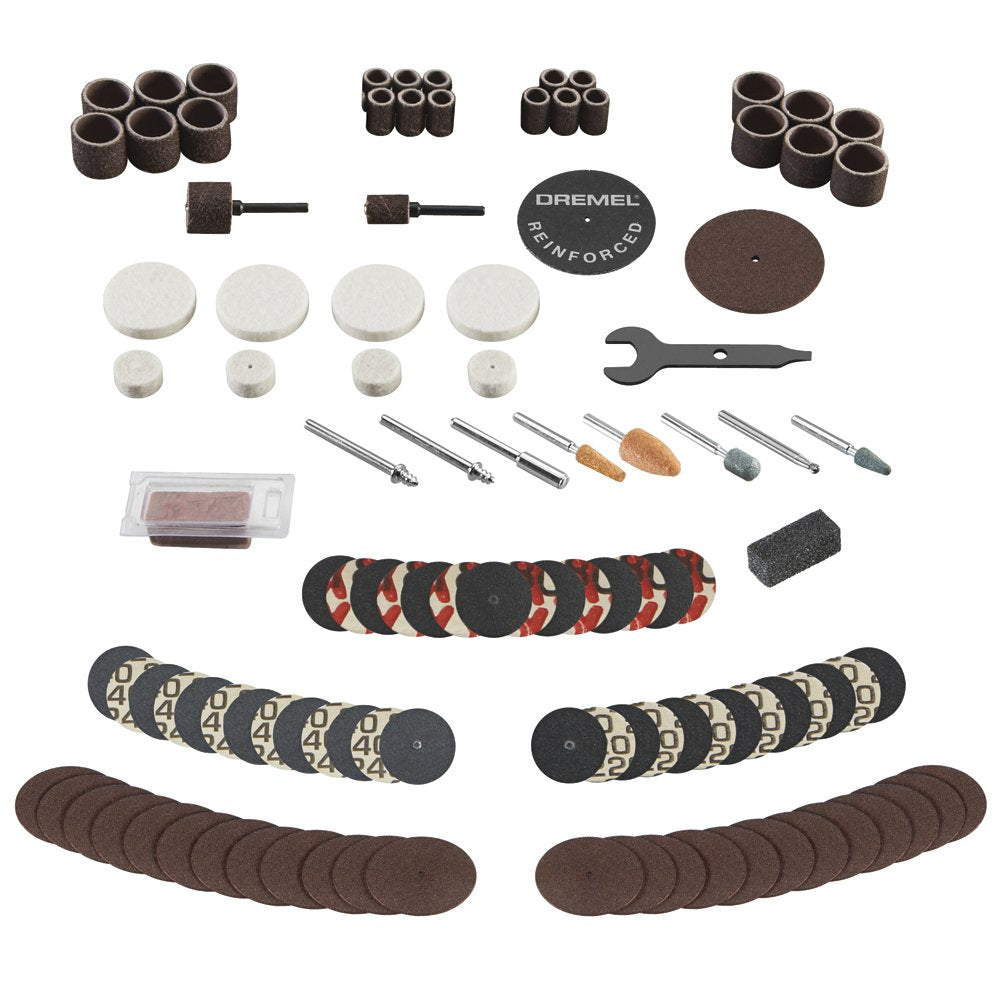 Dremel 709-02 110-Piece All-Purpose Rotary Tool Accessory Kit + Case