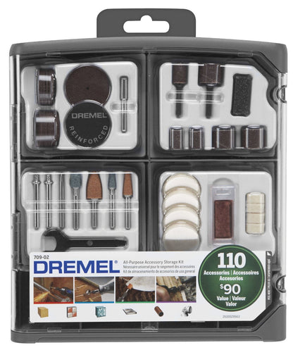 Dremel 709-02 110-Piece All-Purpose Rotary Tool Accessory Kit + Case