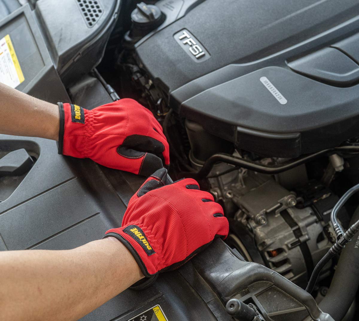 DULFINE High Performance Work Gloves for Men (3 Pairs) – Extra Large, Touch Screen Ready
