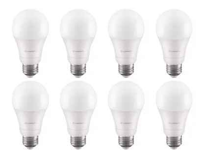 EcoSmart A19 60W Equivalent LED Bulb (8-Pack) – Dimmable, Selectable Color Temperature