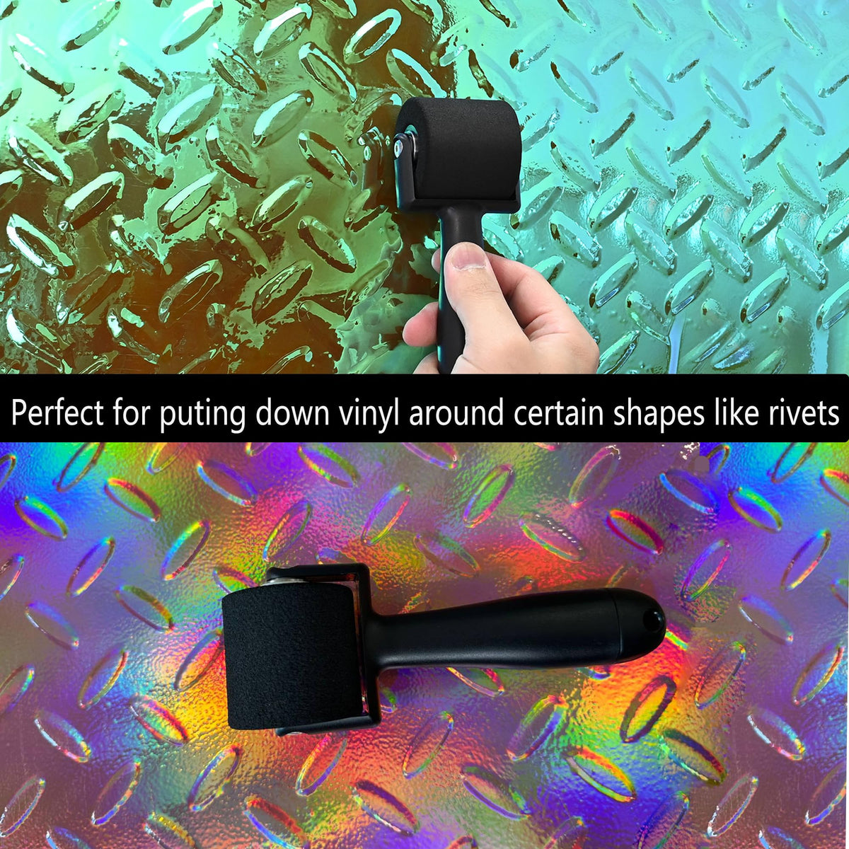 EHDIS Wallpaper Smoothing Tool Kit — Squeegees, Sponge Roller & Cutting Tools for Peel-and-Stick Applications