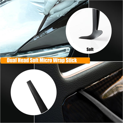 EHDIS Wallpaper Smoothing Tool Kit — Squeegees, Sponge Roller & Cutting Tools for Peel-and-Stick Applications