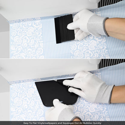 EHDIS Wallpaper Smoothing Tool Kit — Squeegees, Sponge Roller & Cutting Tools for Peel-and-Stick Applications