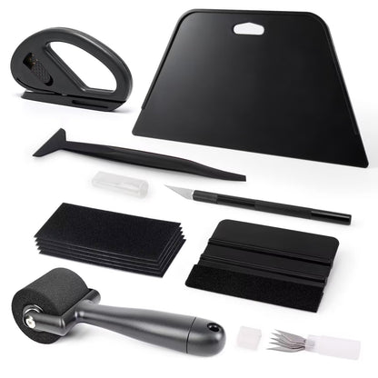 EHDIS Wallpaper Smoothing Tool Kit — Squeegees, Sponge Roller & Cutting Tools for Peel-and-Stick Applications