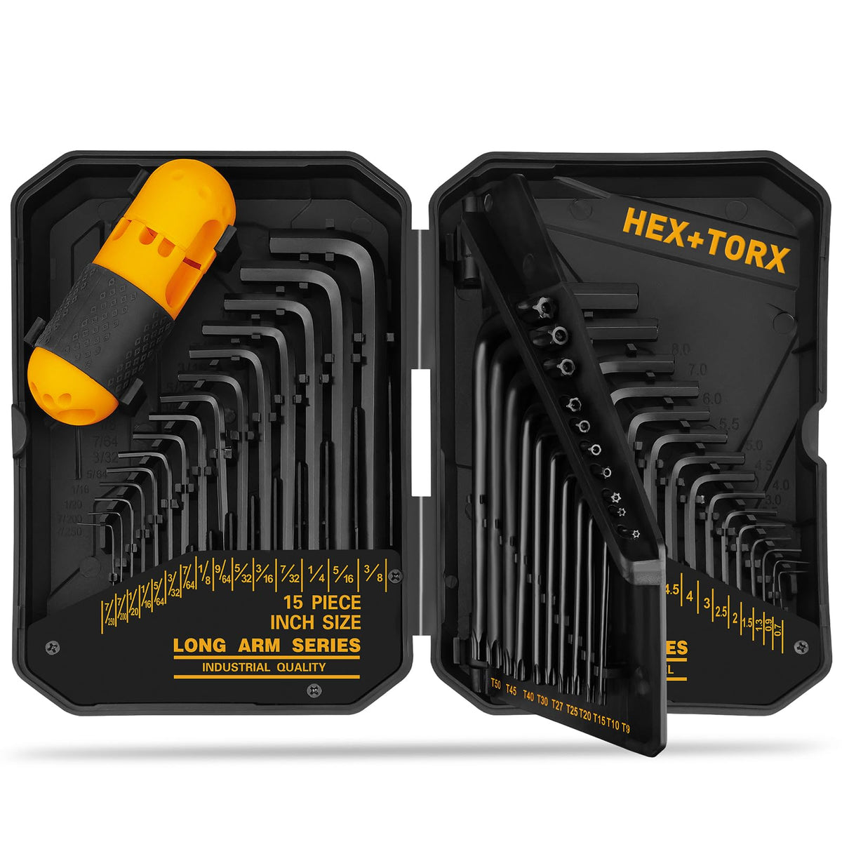 ELEAD 41-Piece Hex Key Set with Torque Handle — SAE/Metric & Torx