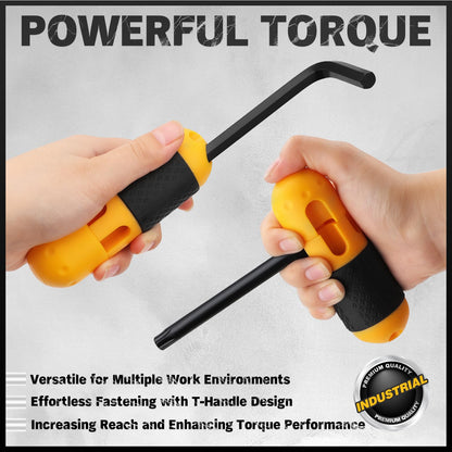ELEAD 41-Piece Hex Key Set with Torque Handle — SAE/Metric & Torx