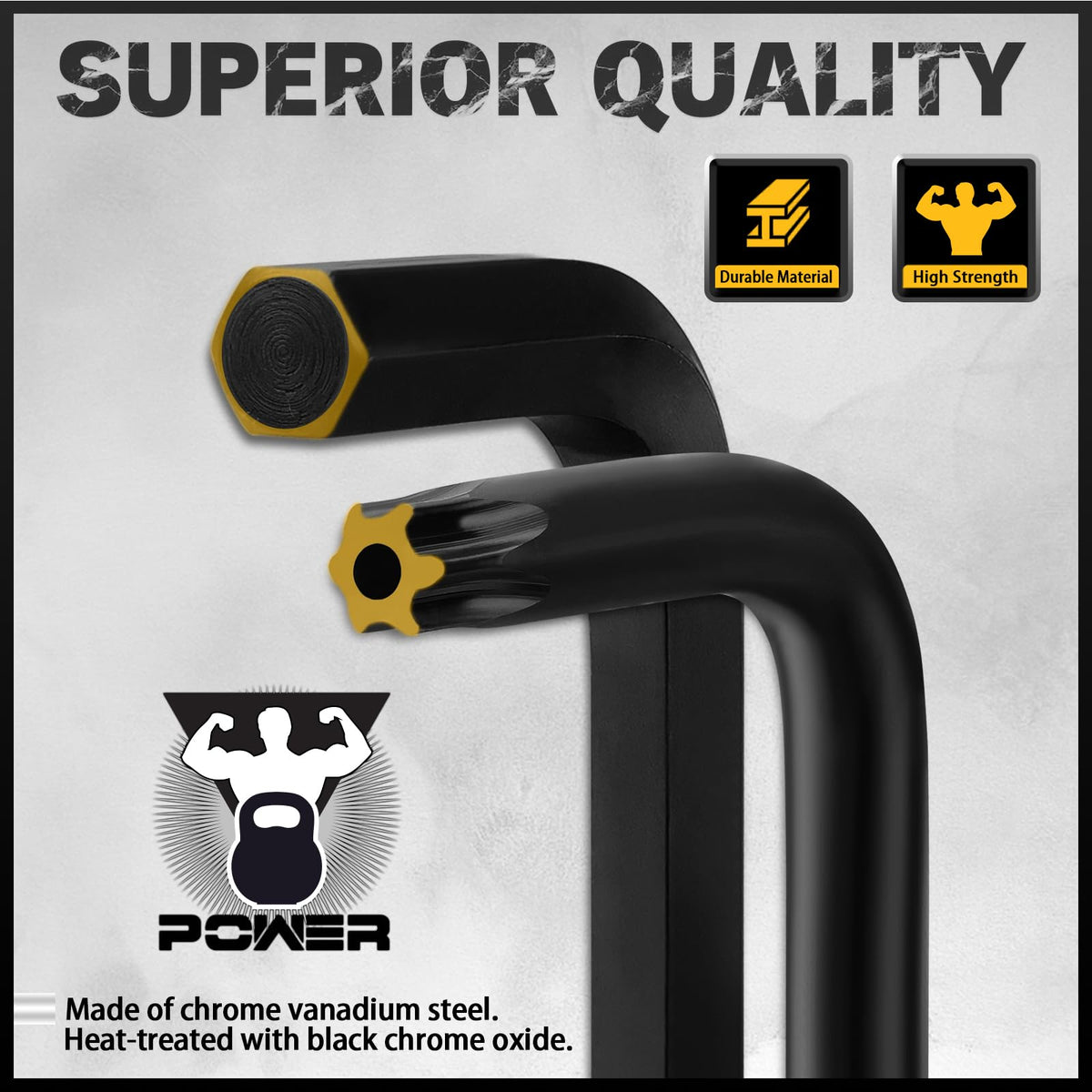 ELEAD 41-Piece Hex Key Set with Torque Handle — SAE/Metric & Torx