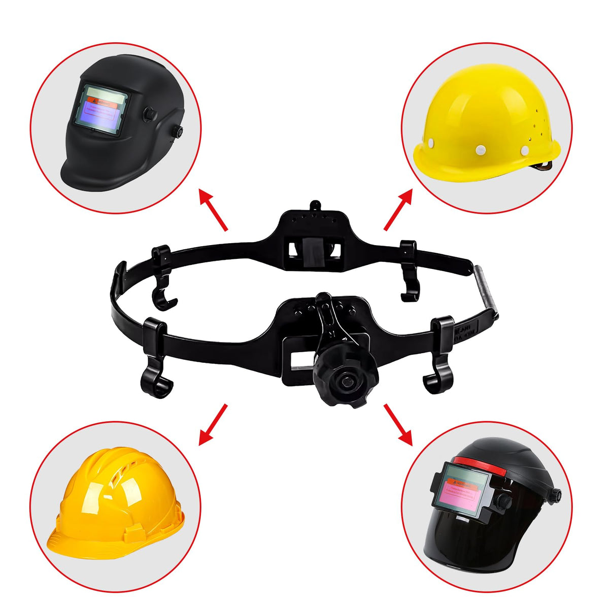 ELESEDI Hard Hat Adapter for Welding Helmets — Adjustable Cap Mount