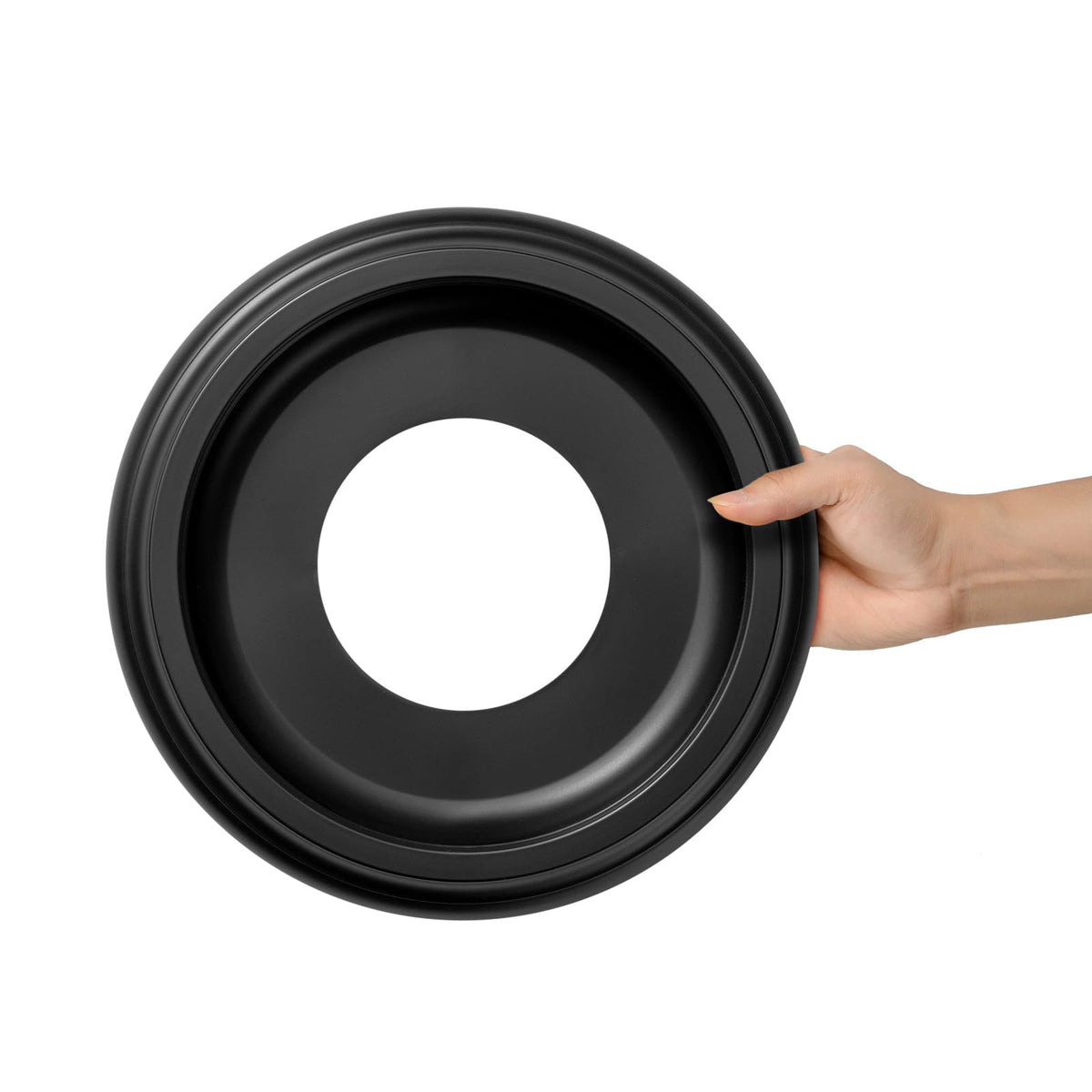 ELFCAB 2 Pack Black Nylon Ceiling Medallions – 10\