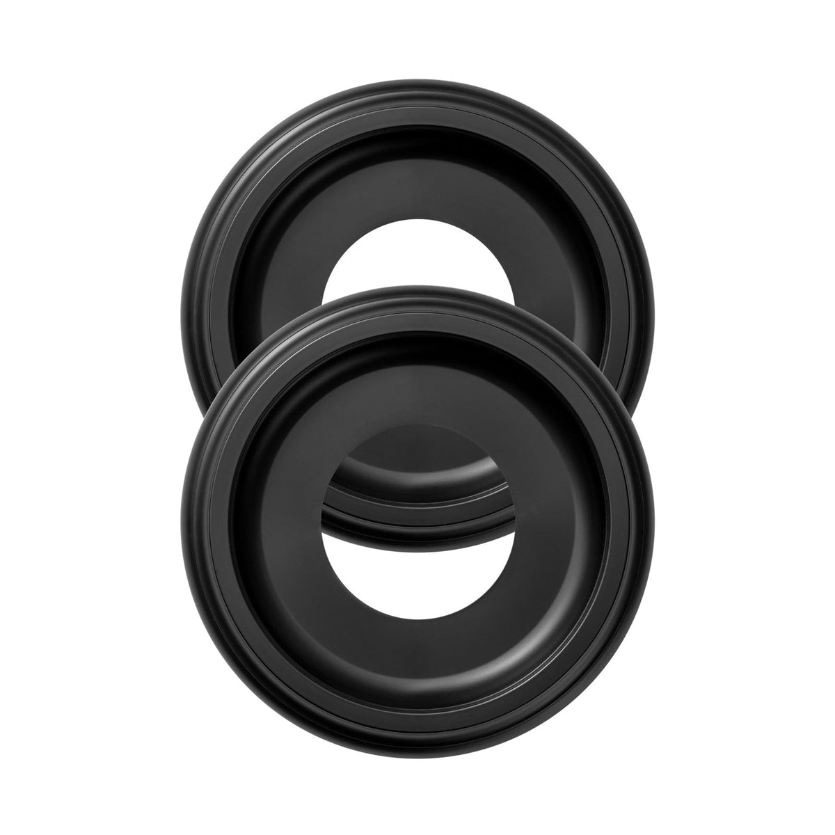 ELFCAB 2 Pack Black Nylon Ceiling Medallions – 10\