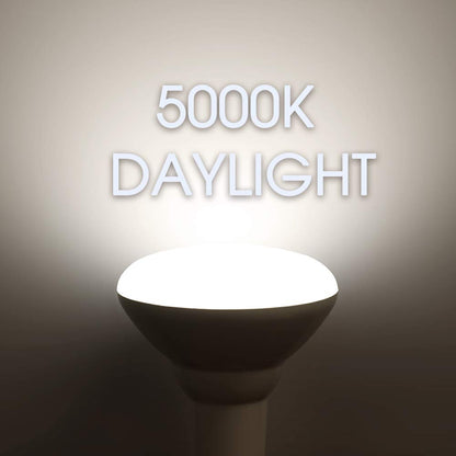 Energetic Lighting BR30 LED Flood Light Bulbs – 65W Equivalent, Dimmable, Daylight 5000K, Damp Rated, 6-Pack