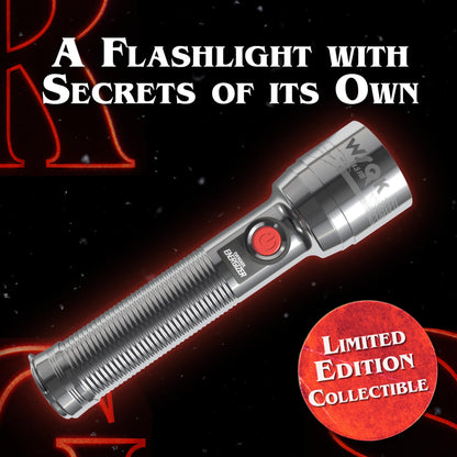 Energizer Stranger Things Squawk Retro LED Flashlight – 250 Lumens, UV Mode, IPX4