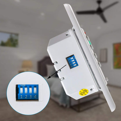 Eogifee UC9050T 3-Speed Ceiling Fan Wall Control + Dimmer