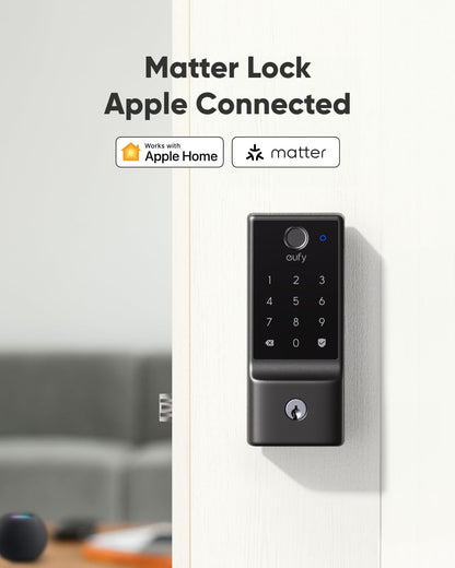 eufy Security Smart Lock E31 – Fingerprint Keyless Entry with Built-in WiFi, Matter & HomeKit