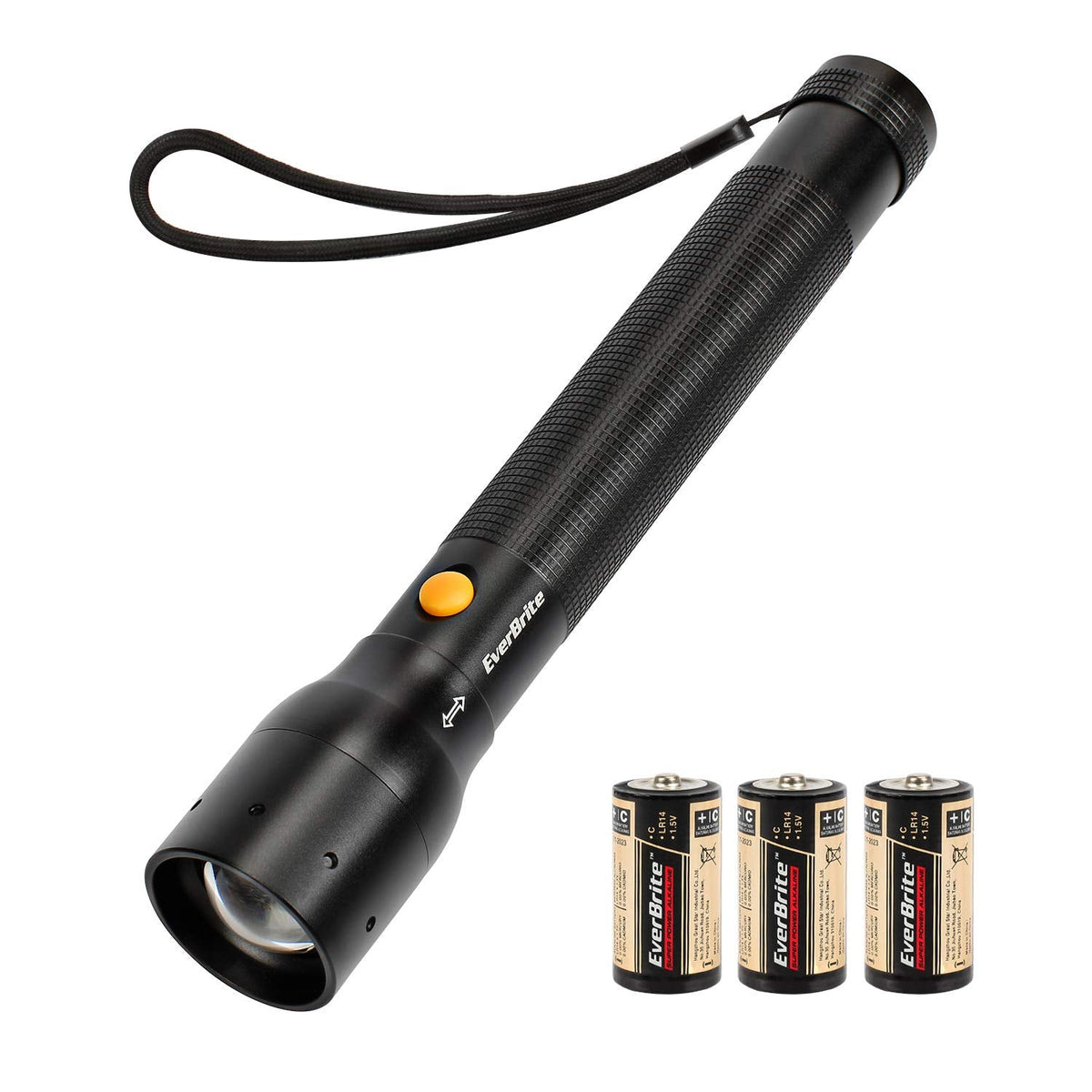 EverBrite Ultra Bright Tactical Flashlight — 900 Lumen, Zoomable, 3 Modes