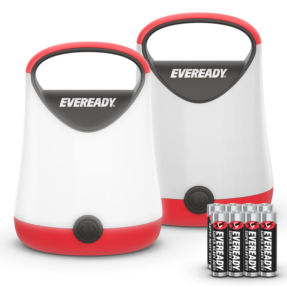 Eveready LED Camping Lantern X-250 (2-Pack) – GPAL411 Compact Lanterns, IPX4, 100-Hour Run-time