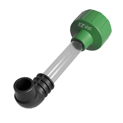 EZVAC AC Drain Line Cleaner Adapter — Universal Fit, Clear Visibility, Unclog & Evacuate