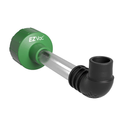 EZVAC AC Drain Line Cleaner Adapter — Universal Fit, Clear Visibility, Unclog & Evacuate