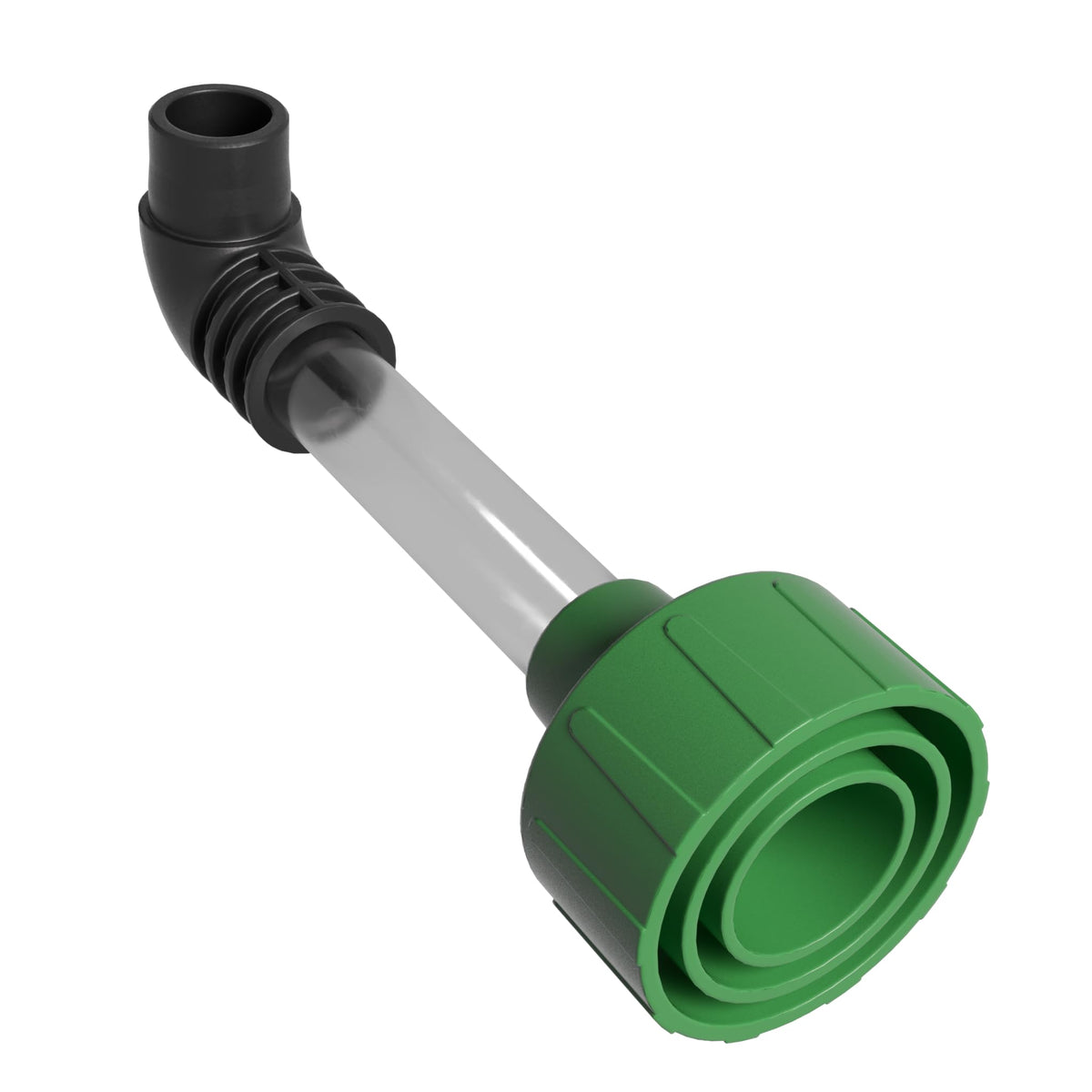 EZVAC AC Drain Line Cleaner Adapter — Universal Fit, Clear Visibility, Unclog & Evacuate